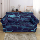 Shark Pattern Loveseat Couch Slipcover