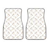 Jack Russel Pattern Print Design 05 Front Car Mats