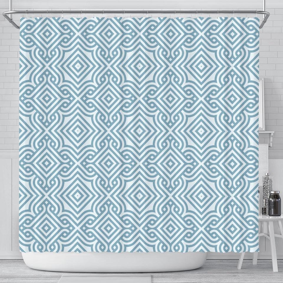 Arabic Pattern Shower Curtain Fulfilled In US