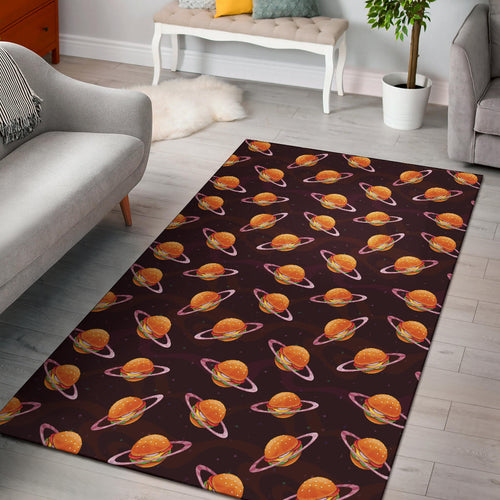 Hamburger Pattern Print Design 05 Area Rug