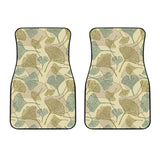 Ginkgo Leaves Design Pattern Front Car Mats