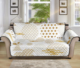 Beautiful gold japanese pattern Sofa Cover Protector