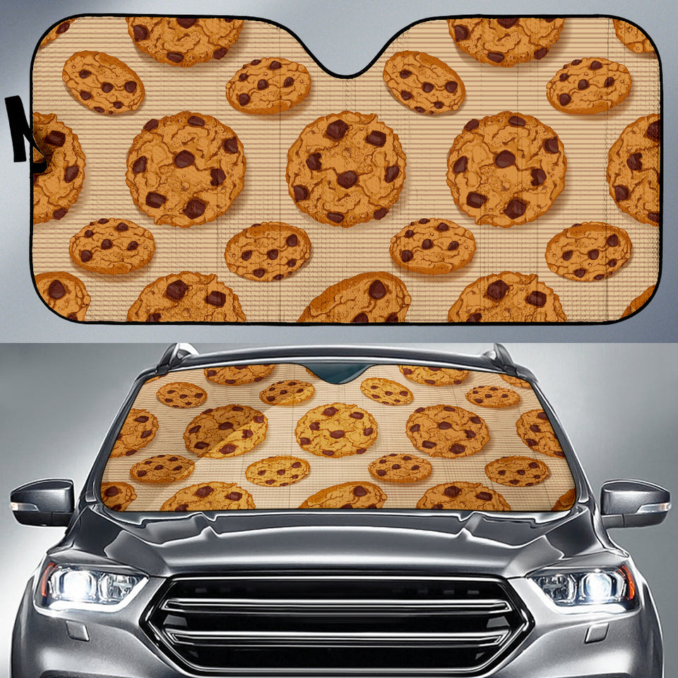 Cookie Pattern Car Sun Shade