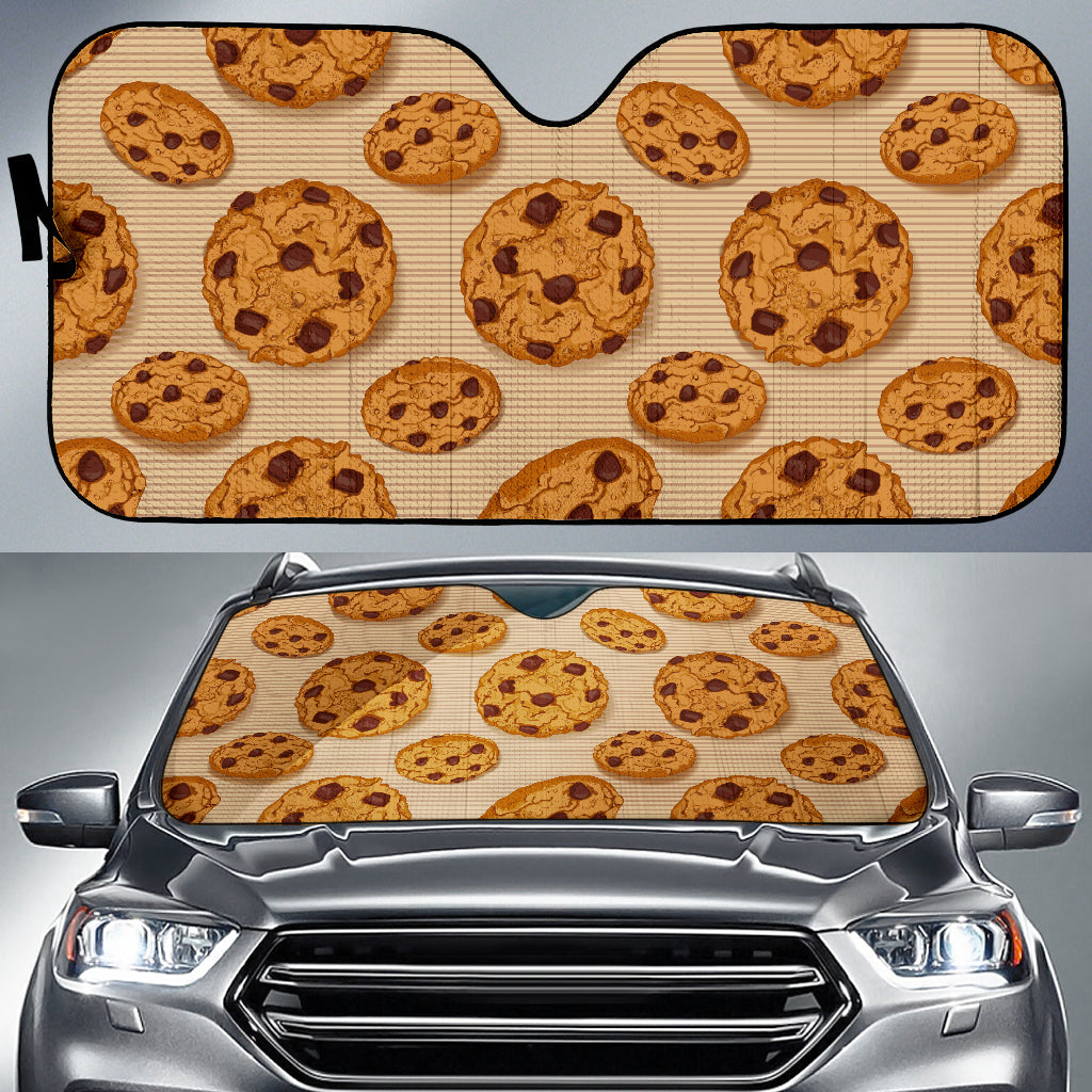 Cookie Pattern Car Sun Shade