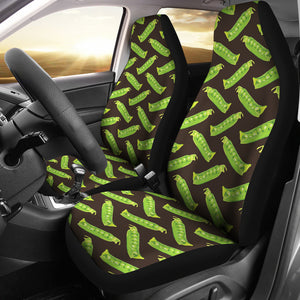 Green Peas Pattern Print Design 05 Universal Fit Car Seat Covers