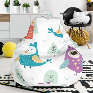 Cute Owl Pattern Bean Bag Cover