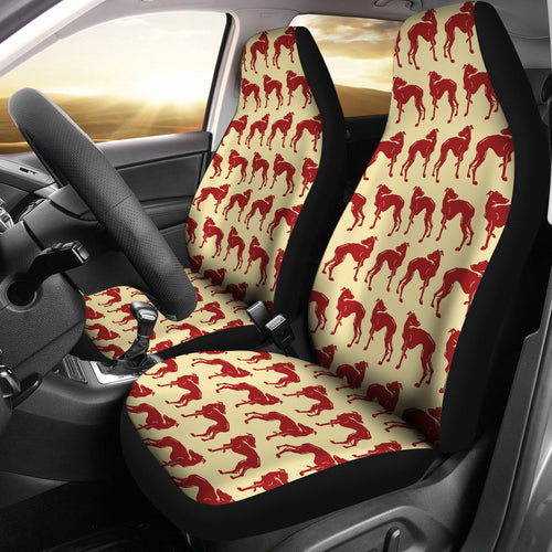 Greyhound Pattern Print Design 04 Universal Fit Car Seat Covers