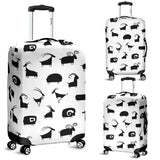 Goat Ram Pattern Luggage Covers