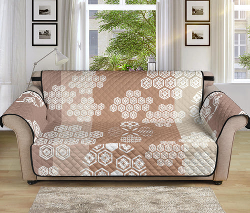 Beautiful hexagon japanese  pattern Sofa Cover Protector