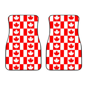 Canada Pattern Print Design 05 Front Car Mats