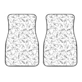 Potato Chips Pattern Print Design 04 Front Car Mats
