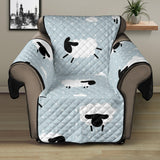 Sheep polka dot cloud pattern Recliner Cover Protector
