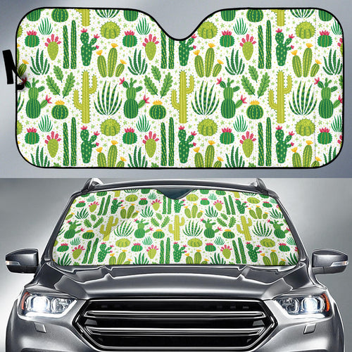Cactus Pattern Car Sun Shade