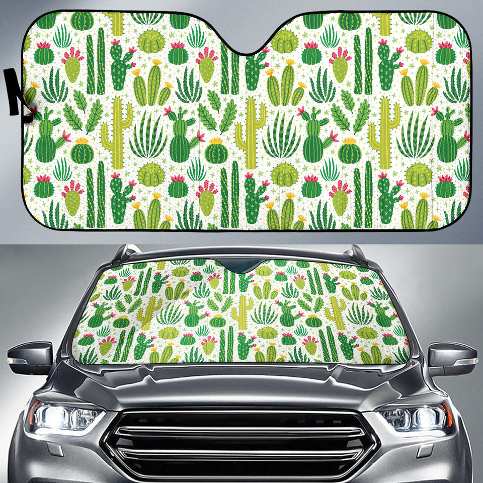 Cactus Pattern Car Sun Shade