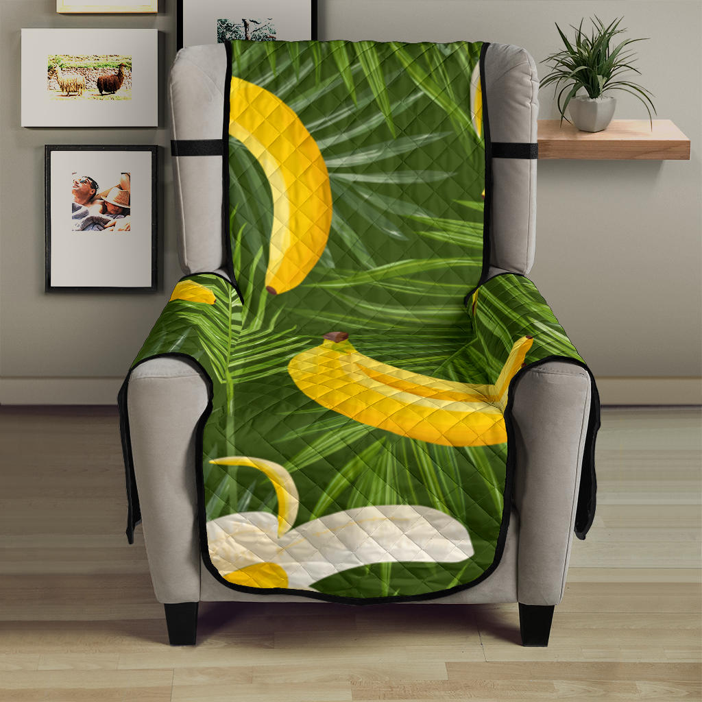 Banana Palm Leaves pattern Chair Cover Protector