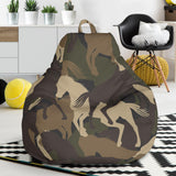 Horse Camo Camouflage Pattern Bean Bag Cover