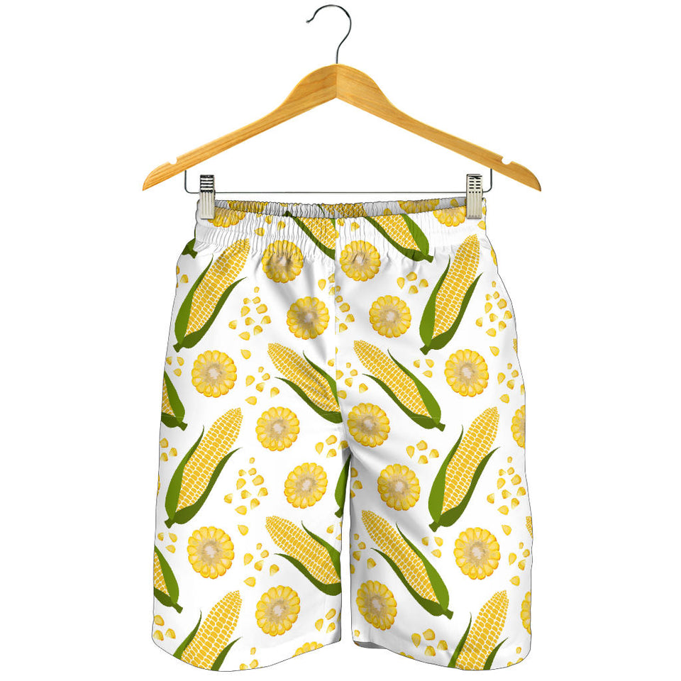Corn Pattern Print Design 05 Men Shorts