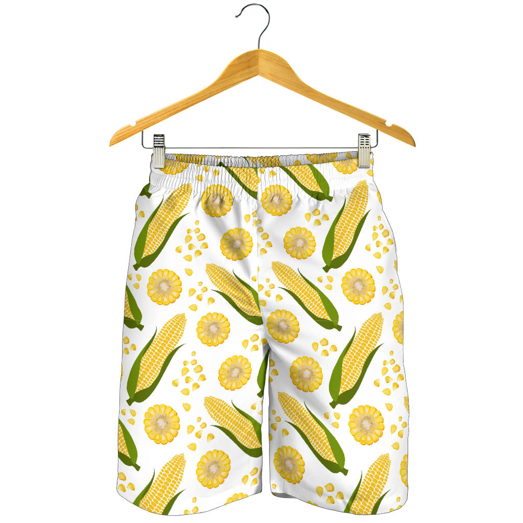 Corn Pattern Print Design 05 Men Shorts