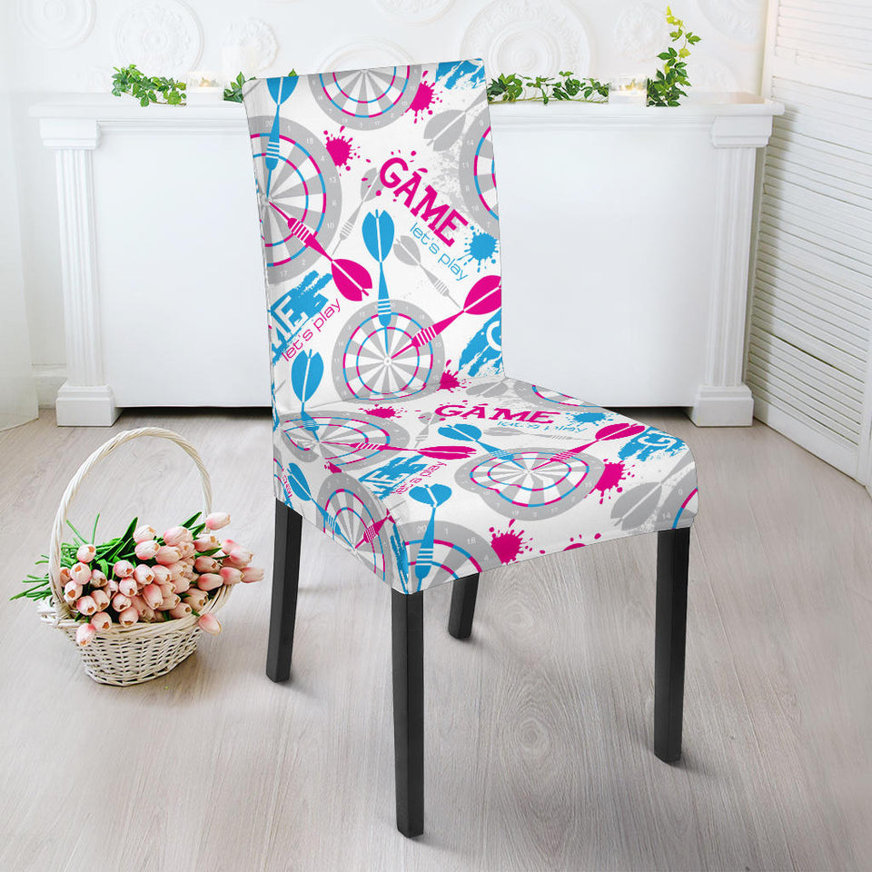 Darts Pattern Print Design 01 Dining Chair Slipcover