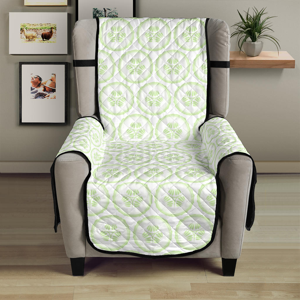 Cucumber pattern background Chair Cover Protector