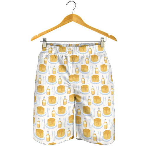 Pancake Pattern Print Design 05 Men Shorts