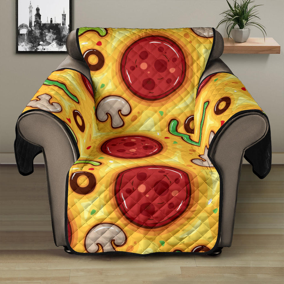 Pizza texture pattern Recliner Cover Protector