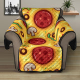 Pizza texture pattern Recliner Cover Protector