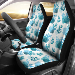 Coral Reef Pattern Print Design 04 Universal Fit Car Seat Covers