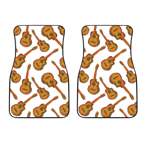 Paint Guitar Pattern Front Car Mats