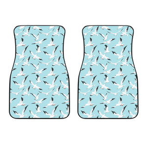 Seagull Pattern Print Design 01 Front Car Mats