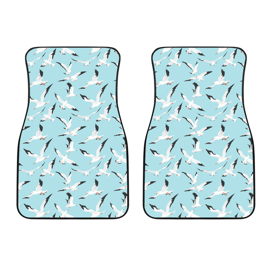 Seagull Pattern Print Design 01 Front Car Mats