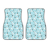 Seagull Pattern Print Design 01 Front Car Mats