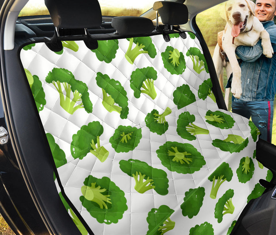 Cute Broccoli Pattern Dog Car Seat Covers