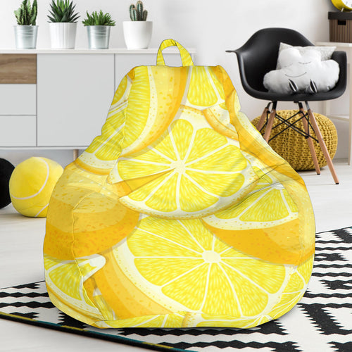 Lemon Pattern Bean Bag Cover