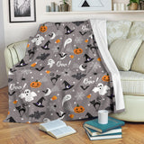 Halloween Design Pattern Premium Blanket