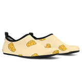 Cheese Pattern Aqua Shoes