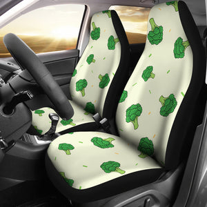 Broccoli Pattern  Universal Fit Car Seat Covers