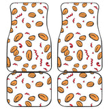 Peanuts Pattern Background Front And Back Car Mats