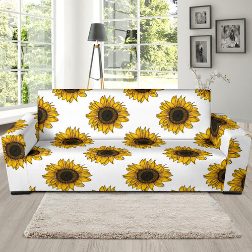 Sunflowers Design Pattern Sofa Slipcover