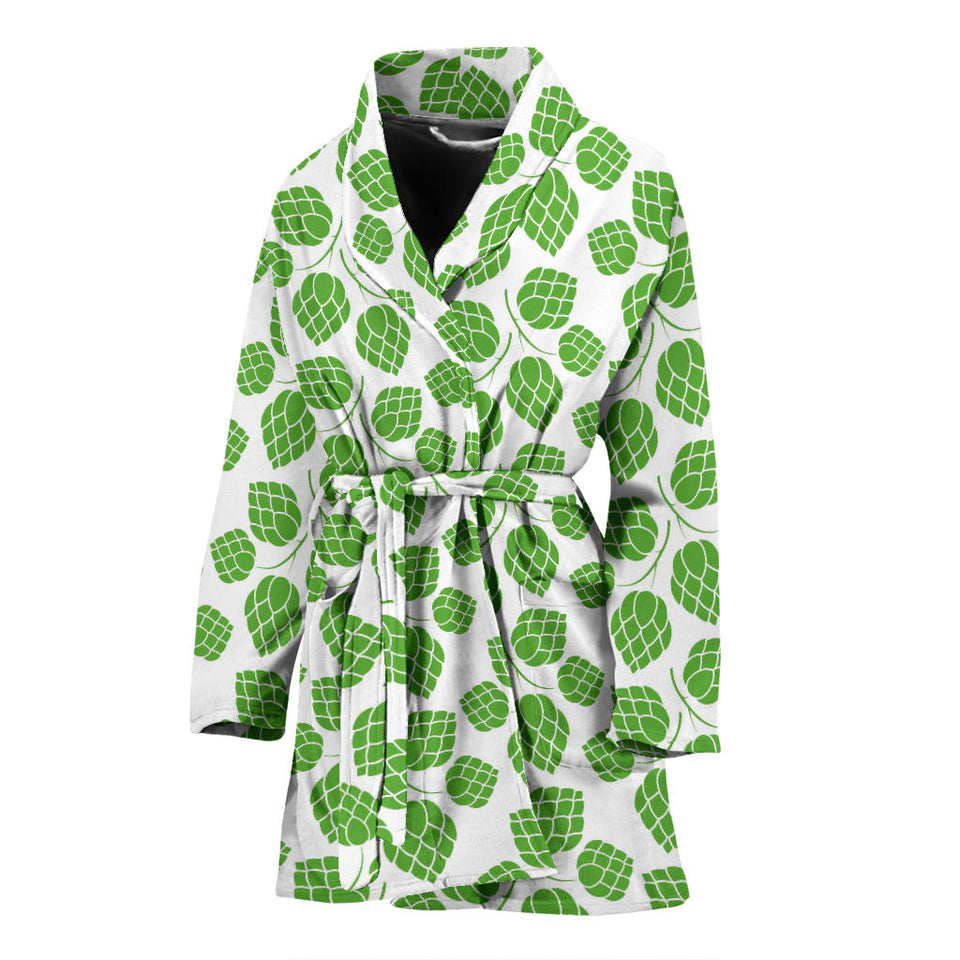 Hop Pattern Background Women'S Bathrobe