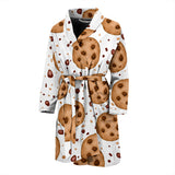 Chocolate Chip Cookie Pattern Men'S Bathrobe