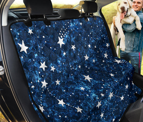 Night Sky Star Pattern Dog Car Seat Covers