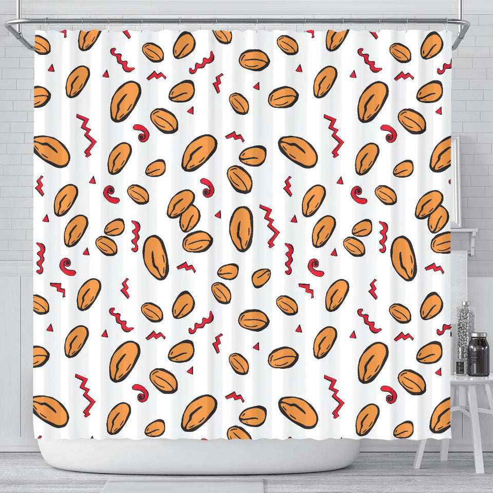 Peanuts Pattern Background Shower Curtain Fulfilled In US