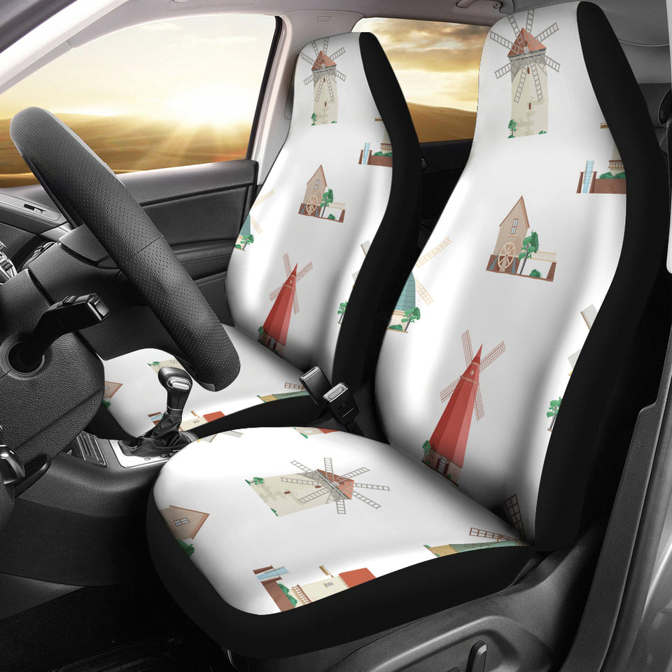 Windmill Design Pattern  Universal Fit Car Seat Covers
