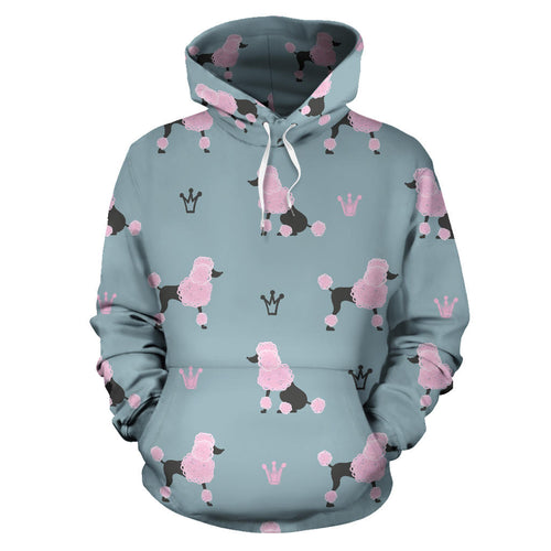 Poodle Dog Pattern Men Women Pullover Hoodie