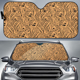 Bengal Tigers Pattern Car Sun Shade