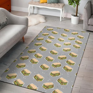 Sandwich Pattern Print Design 05 Area Rug