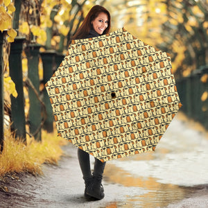 English Bulldog Pattern Print Design 02 Umbrella