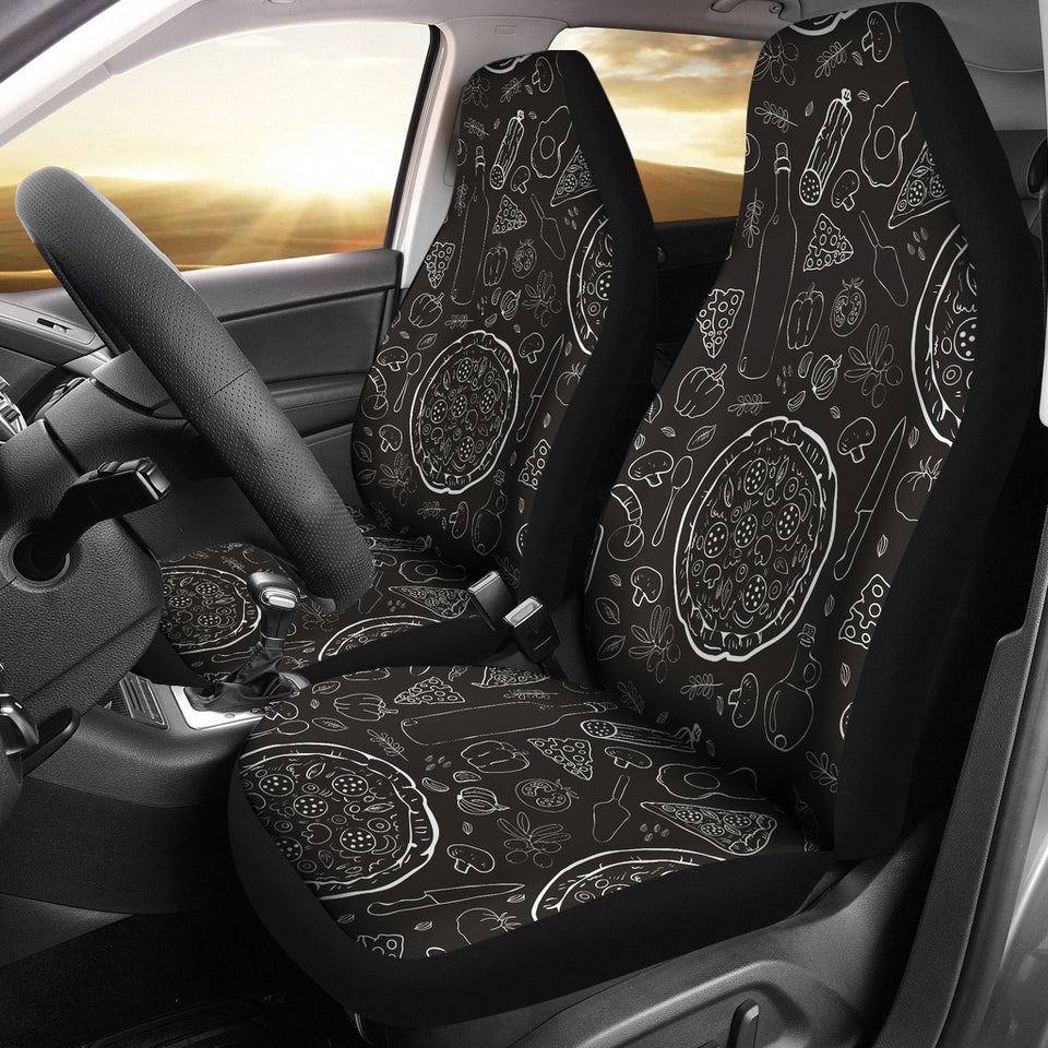Pizza Pattern   Universal Fit Car Seat Covers
