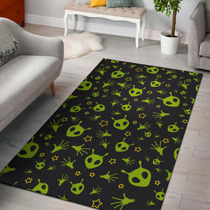 Alien Pattern Print Design 02 Area Rug